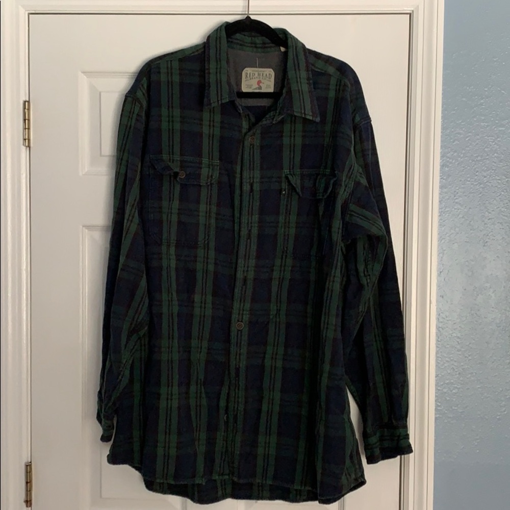 Red Head Long Sleeve Flannel size 2XL